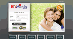 Desktop Screenshot of hivmingle.com